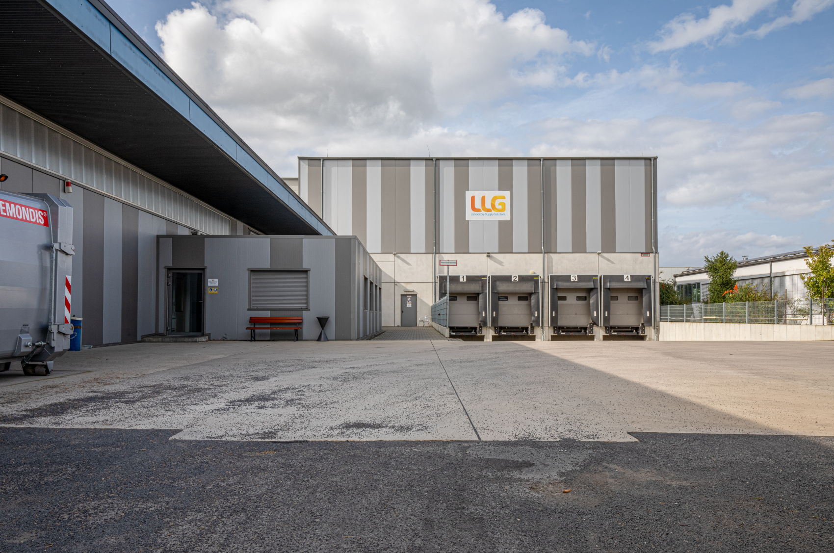 Drive in at Lab Logistics Group in Germany Meckenheim